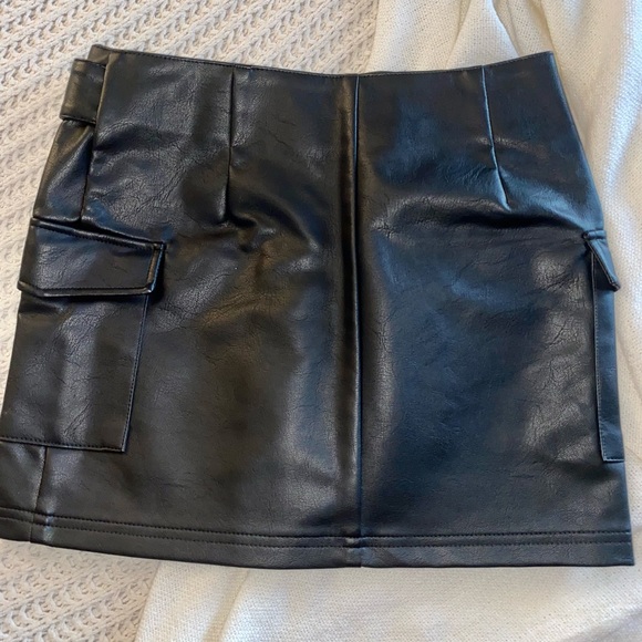 Fashion Nova Full of Secrets Pu Leather Skirt - Picture 2 of 4